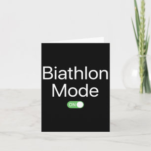 Biathlon-Modus An Sportler-Smartphone-Design  Karte