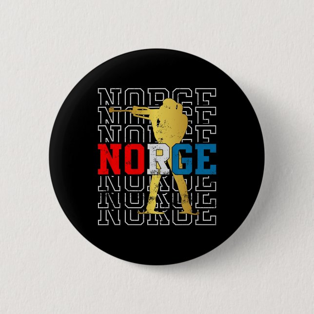 Biathlon Norge Original Button (Vorderseite)