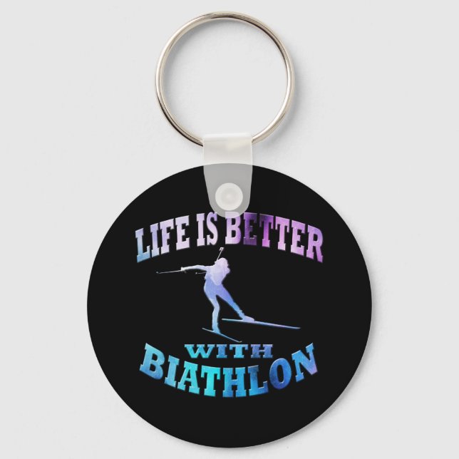 Biathlon Schlüsselanhänger (Vorderseite)