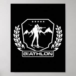 Biathlon Shoot Shooting Cross Country Ski Biath Poster