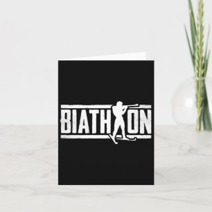 Biathlon Shooting Sport Ziel Skiwettbewerb Karte