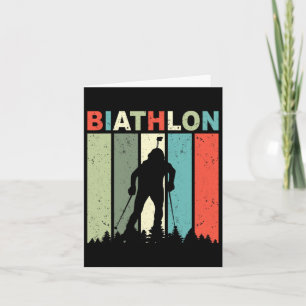 Biathlon Ski Biathlet Wintersport Langlaufen Karte