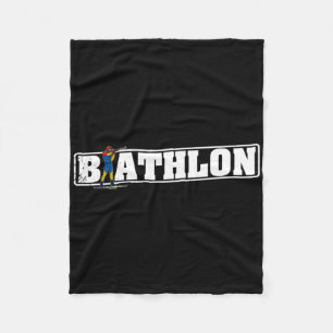 Biathlon Ski Langlaufloipe 5 Fleecedecke