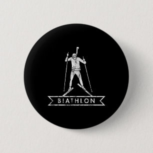 Biathlon Ski Skifahren Skigebiet Ausstattung Button