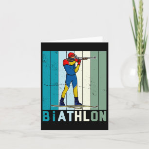 Biathlon-Ski-Skiläufer Langlauf-Skiweg 6  Karte