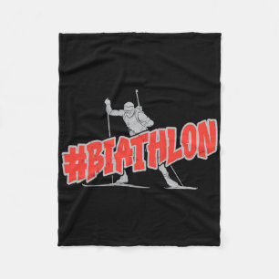 Biathlon Ski T Shirt Langlaufloipe Winter S Fleecedecke
