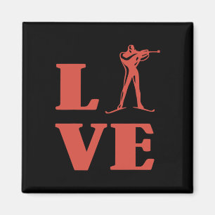 Biathlon Ski Wintersport Langlaufski Magnet