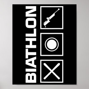 Biathlon Ski Wintersport Langlaufski Poster