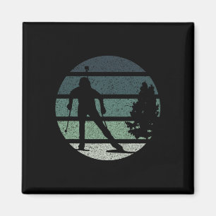 Biathlon Skisport Wintersport Retro Vintage 1 Magnet