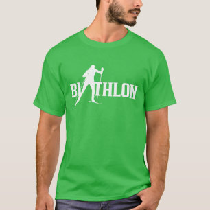 Biathlon Sport Biathlet Biathlons Retro T-Shirt