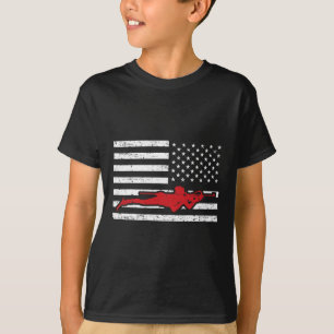 Biathlon Sport Marathon Skilanglauf Us Amerikanisc T-Shirt