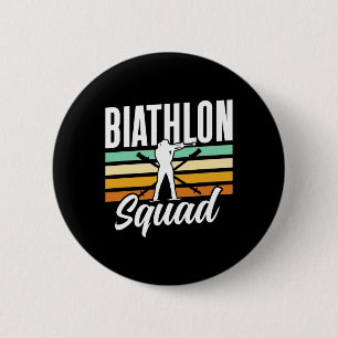 Biathlon Squad Biathlete Biathlon Button