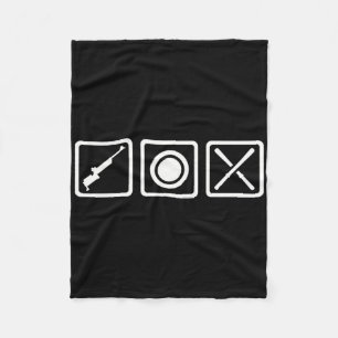Biathlon Symbole Fleecedecke