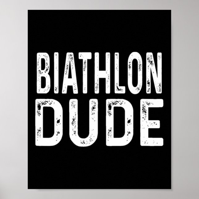 Biathlon Typ Distressive Sprint Pursuit Relay Trac Poster (Vorne)