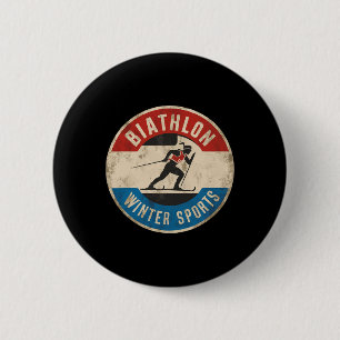 Biathlon Winter Skifahren Rafelschießen Biath Button