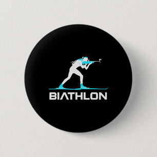 Biathlon Winter Skifahren Rafelschießen Biath Button