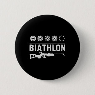 Biathlon Winter Skifahren Rafelschießen Biath Button