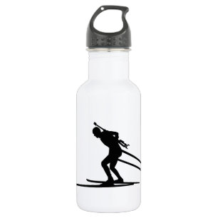 Biathlonskifahren Edelstahlflasche