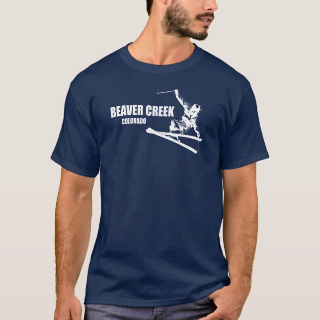 Biaver Creek Colorado Skier T-Shirt (Vorderseite)