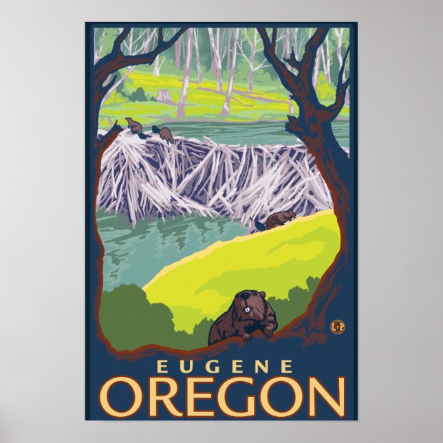 Biaver Family - Eugene, Oregon Poster (Vorne)