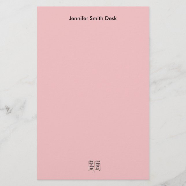 Bibel Briefpapier (Vorderseite)