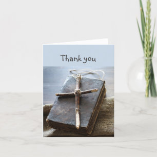 Bibel Cross Christlich Vielen Dank Dankeskarte
