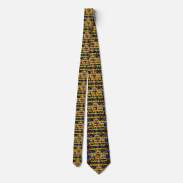 Bibel gießt from Numbers 15:39. Printed Krawatte