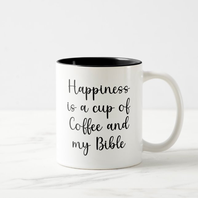 Bibel, Glück ist eine Tasse Kaffee und meine Bibel (Rechts)