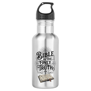 Bibel Ist Die Einzige Wahrheit Christliches T-Shir Edelstahlflasche
