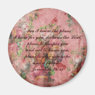 Bibel Jeremiah 29:11 Magnet