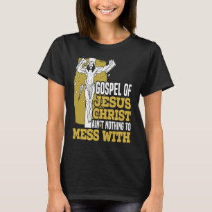Bibel Jesus Christus Religiöser Pastor Christlich T-Shirt