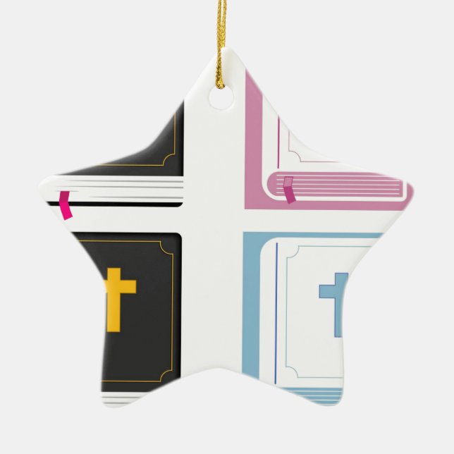 Bibel Keramik Ornament (Vorne)