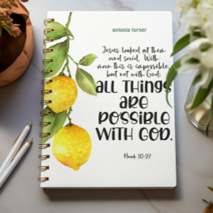 Bibel: Lemon Planner Planer