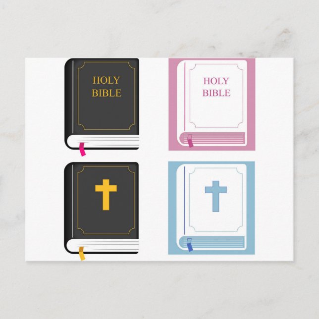 Bibel Postkarte (Vorderseite)