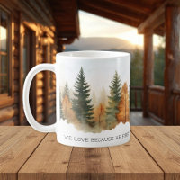 Bibel-Schrift 1 Johannes 4:19 Tasse