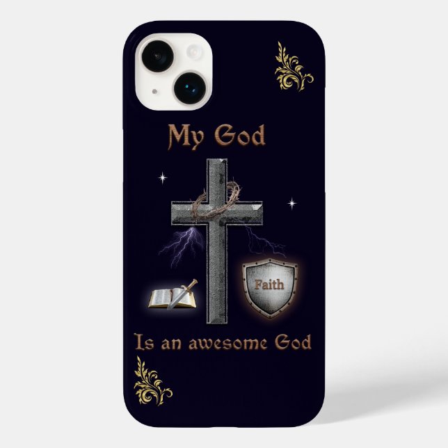 Bibel Schrift Case-Mate iPhone 14 Plus Hülle (Rückseite)