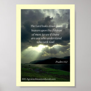 Bibel-Schrift-Gebete Poster