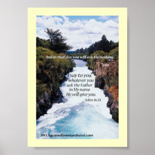 Bibel-Schrift-Gebete Poster