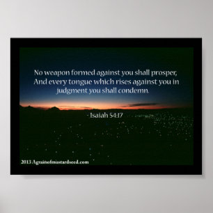 Bibel-Schrift-Gebete Poster