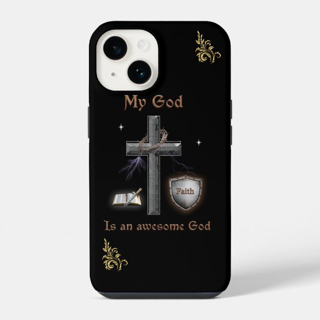 Bibel Schrift iPhone 14 Hülle (Rückseite)