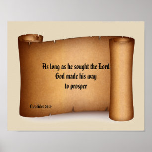 BIBEL-SCHRIFTS-ROLLE-Plakat Poster