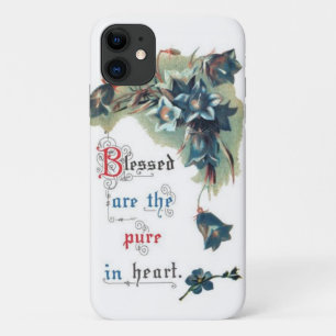 Bibel-Sprichwort mit Blumen iPhone 11 Hülle