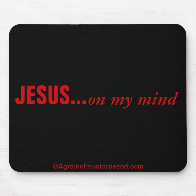 Bibel verrät Gottes Wort Mousepad (Vorne)