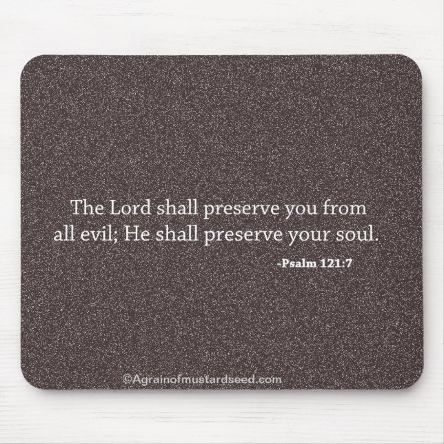 Bibel verrät Gottes Wort Mousepad (Vorne)