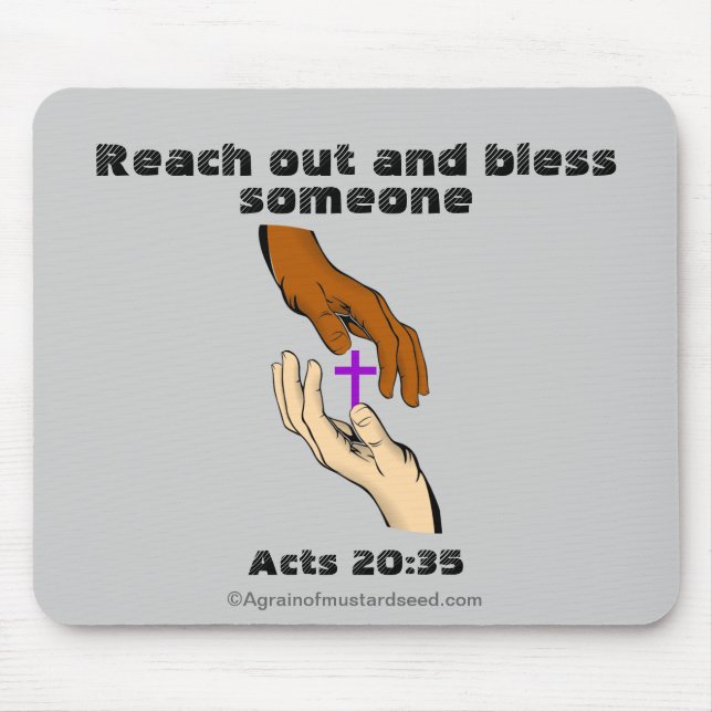 Bibel verrät Gottes Wort Mousepad (Vorne)