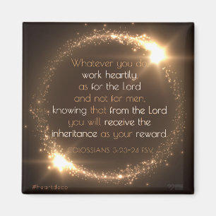 Bibel-Vers-Magnet - Colossians Magnet