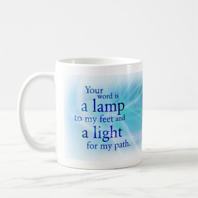 Bibel-Vers-Tasse Kaffeetasse (Links)