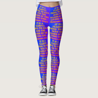 Bibel-Vers vom Hebräer-10:31. Leggings