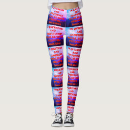 Bibel-Vers von Jesaja-30:15. Leggings