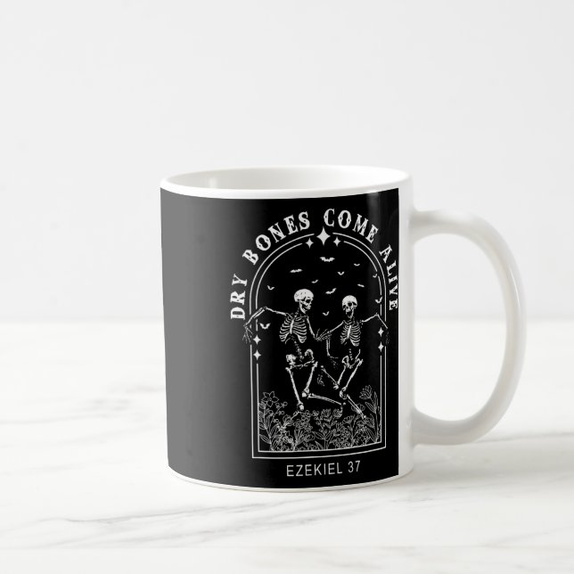 Bibel Verse Dry Bones erleben Christlich Jesus Kaffeetasse (Rechts)